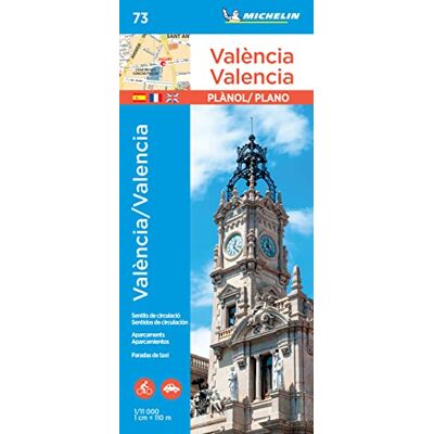 Valencia - Michelin City Plan 73: City Plans (Planos Michelin) - Publicité Valencia - Michelin City Plan 73: City Plans (Planos Michelin) - Publicité