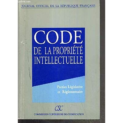 Collectif Code De La Propriété Intellectuelle - Publicité Collectif Code De La Propriété Intellectuelle - Publicité