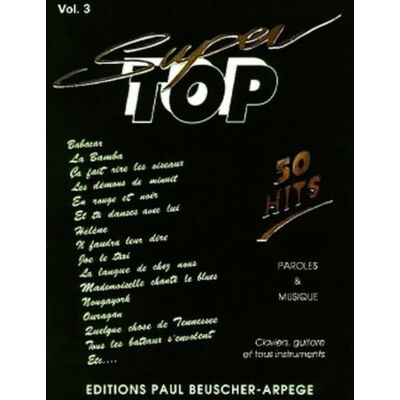 Collectif Partition : Super Top, Numero 3 - Publicité Collectif Partition : Super Top, Numero 3 - Publicité