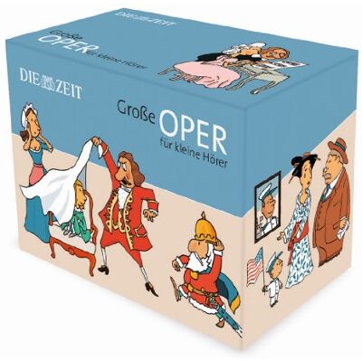 Various Große Oper Für Kleine Hörer Die Zeit-Edition: 13 Hörspiele Mit Opernmusik - Publicité Various Große Oper Für Kleine Hörer Die Zeit-Edition: 13 Hörspiele Mit Opernmusik - Publicité