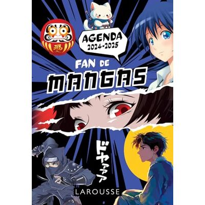 Larousse Agenda Scolaire Mangas 2024-2025 - Publicité Larousse Agenda Scolaire Mangas 2024-2025 - Publicité
