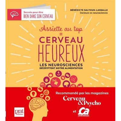 Assiette Au Top = Cerveau Heureux : Les Neurosciences Décryptent Notre Alimentation - Publicité Assiette Au Top = Cerveau Heureux : Les Neurosciences Décryptent Notre Alimentation - Publicité