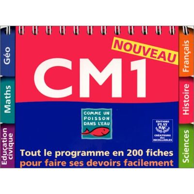 Play Bac Comme Un Poisson Dans L'Eau Cm1 - Publicité Play Bac Comme Un Poisson Dans L'Eau Cm1 - Publicité