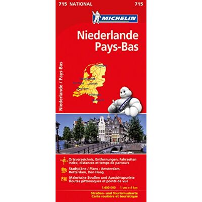 Michelin Niederlande: Straßen- Und Tourismuskarte (Michelin Nationalkarte) - Publicité Michelin Niederlande: Straßen- Und Tourismuskarte (Michelin Nationalkarte) - Publicité