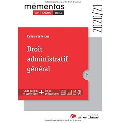 Droit Administratif Général : 2020-2021 - Publicité Droit Administratif Général : 2020-2021 - Publicité