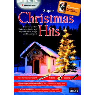 Helmut Hage Super Christmas Hits Mit 2 Karaoke-Cds: Die Beliebtesten Weihnachtslieder Und Pop Christmas Songs. Das Tolle Weihnachtsliederbuch Für Die Ganze ... Keyboard, Gitarre, Gesang, Flöte Oder Violine - Publicité Helmut Hage Super Christmas Hits Mit 2 Karaoke-Cds: Die Beliebtesten Weihnachtslieder Und Pop Christmas Songs. Das Tolle Weihnachtsliederbuch Für Die Ganze ... Keyboard, Gitarre, Gesang, Flöte Oder Violine - Publicité
