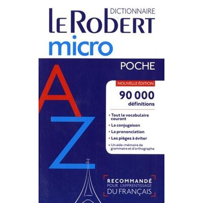 Paul Robert Le Robert Micro Poche : Dictionnaire D'Apprentissage Du Français - Publicité Paul Robert Le Robert Micro Poche : Dictionnaire D'Apprentissage Du Français - Publicité