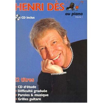 Henri Dès Au Piano Vol.1 + Cd --- Chant, Guitare Ou Piano - Publicité Henri Dès Au Piano Vol.1 + Cd --- Chant, Guitare Ou Piano - Publicité