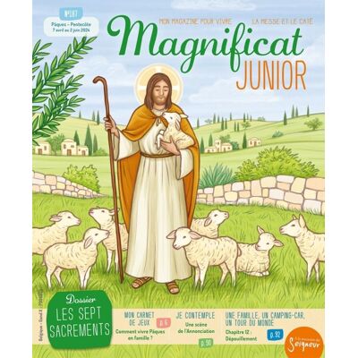 XXX Revue Magnificat Junior N°187 - Pâques À Pentecôte - Publicité XXX Revue Magnificat Junior N°187 - Pâques À Pentecôte - Publicité