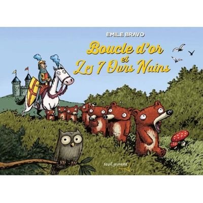 Emile Bravo Boucle D'Or Et Les 7 Ours Nains - Publicité Emile Bravo Boucle D'Or Et Les 7 Ours Nains - Publicité