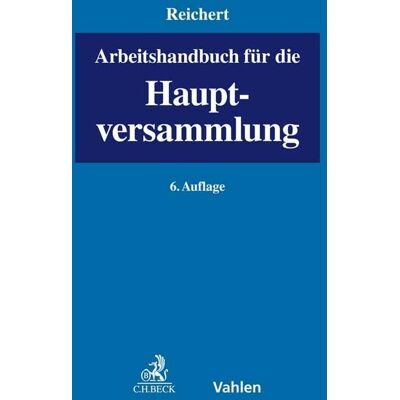 Johannes Semler Arbeitshandbuch Für Die Hauptversammlung - Publicité Johannes Semler Arbeitshandbuch Für Die Hauptversammlung - Publicité