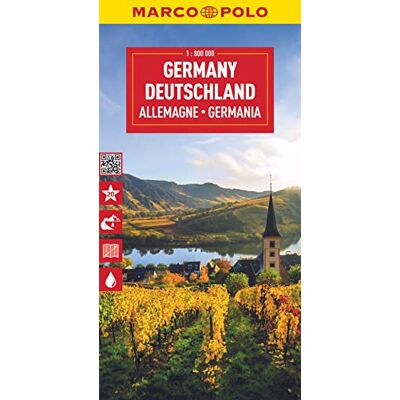 Marco Polo Reisekarte Deutschland 1:800.000 (Marco Polo Maps) - Publicité Marco Polo Reisekarte Deutschland 1:800.000 (Marco Polo Maps) - Publicité