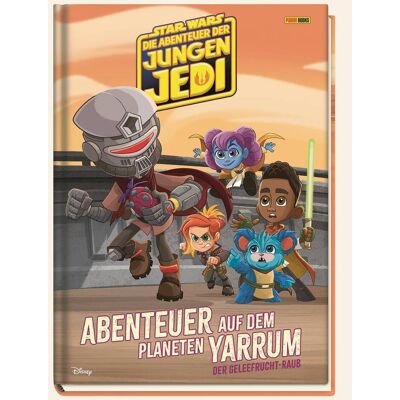 Panini Star Wars: Die Abenteuer Der Jungen Jedi: Abenteuer Auf Dem Planeten Yarrum - Der Geleefrucht-Raub: Geschichtenbuch - Publicité Panini Star Wars: Die Abenteuer Der Jungen Jedi: Abenteuer Auf Dem Planeten Yarrum - Der Geleefrucht-Raub: Geschichtenbuch - Publicité