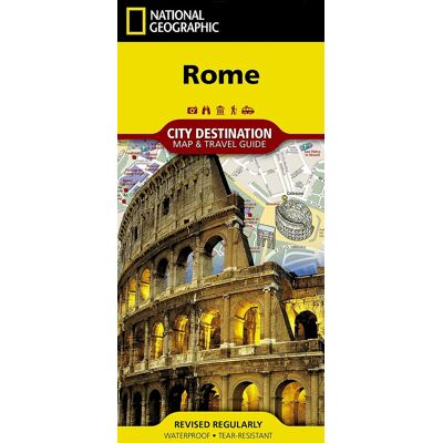 National Geographic Maps Rome: City Map & Travel Guide. Points Of Interest, Additional Inset Map (National Geographic Destination City Map) - Publicité National Geographic Maps Rome: City Map & Travel Guide. Points Of Interest, Additional Inset Map (National Geographic Destination City Map) - Publicité