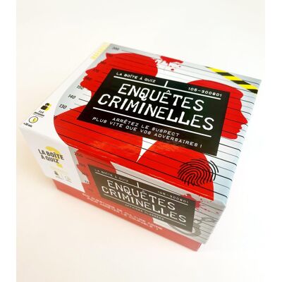 XXX La Boîte Enquêtes Criminelles : Arrêtez Le Suspect Plus Vite Que Vos Adversaires ! - Publicité XXX La Boîte Enquêtes Criminelles : Arrêtez Le Suspect Plus Vite Que Vos Adversaires ! - Publicité