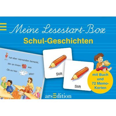 Claudia Ondracek Meine Lesestart-Box - Schul-Geschichten - Publicité Claudia Ondracek Meine Lesestart-Box - Schul-Geschichten - Publicité