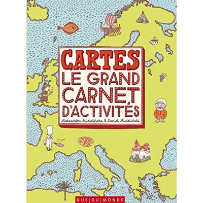 Aleksandra Mizielinska Cartes : Le Grand Carnet D'Activités - Publicité Aleksandra Mizielinska Cartes : Le Grand Carnet D'Activités - Publicité
