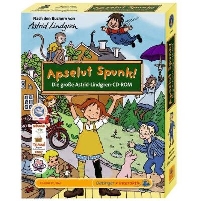 Friedrich Oetinger Verlag Apselut Spunk! Die Große Astrid Lindgren Cd-Rom - Publicité Friedrich Oetinger Verlag Apselut Spunk! Die Große Astrid Lindgren Cd-Rom - Publicité