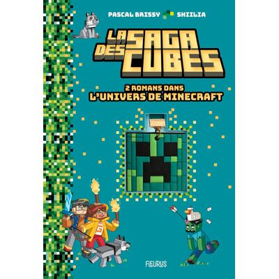 Pascal Brissy La Saga Des Cubes. 2 Romans Dans L'Univers De Minecraft - Publicité Pascal Brissy La Saga Des Cubes. 2 Romans Dans L'Univers De Minecraft - Publicité