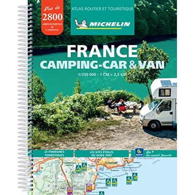 France Camping-Car & Van : Atlas Routier Et Touristique : Planifiez Vos Étapes Avec La Sélection Michelin - Publicité France Camping-Car & Van : Atlas Routier Et Touristique : Planifiez Vos Étapes Avec La Sélection Michelin - Publicité