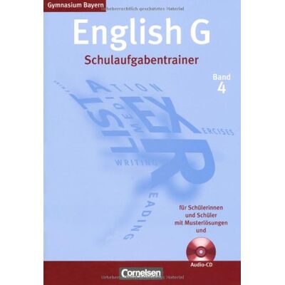 Mulla, Dr. Ursula English G - Gymnasium Bayern - Neubearbeitung: Band 4: 8. Jahrgangsstufe - Schulaufgabentrainer: Mit Beigelegten Musterlösungen Und Hör-Cd - Publicité Mulla, Dr. Ursula English G - Gymnasium Bayern - Neubearbeitung: Band 4: 8. Jahrgangsstufe - Schulaufgabentrainer: Mit Beigelegten Musterlösungen Und Hör-Cd - Publicité