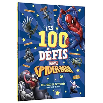 Hachette Jeunesse Les 100 Défis Spider-Man Marvel : Des Jeux Et Activités Pour Les 6-8 Ans ! - Publicité Hachette Jeunesse Les 100 Défis Spider-Man Marvel : Des Jeux Et Activités Pour Les 6-8 Ans ! - Publicité