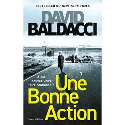 David Baldacci Une Bonne Action - Publicité David Baldacci Une Bonne Action - Publicité