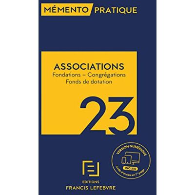 Collectif Associations : Fondations, Congrégations, Fonds De Dotation : 2023 - Publicité Collectif Associations : Fondations, Congrégations, Fonds De Dotation : 2023 - Publicité