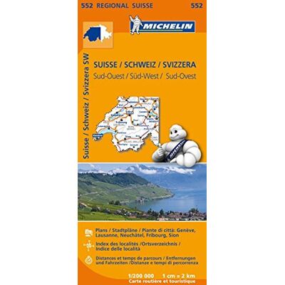 Michelin Schweiz Süd-West: Straßen- Und Tourismuskarte 1:200.000 (Michelin Regionalkarten) - Publicité Michelin Schweiz Süd-West: Straßen- Und Tourismuskarte 1:200.000 (Michelin Regionalkarten) - Publicité