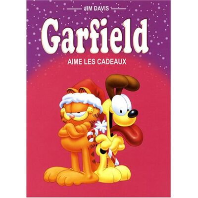 Jim Davis Garfield Aime Les Cadeaux - Publicité Jim Davis Garfield Aime Les Cadeaux - Publicité