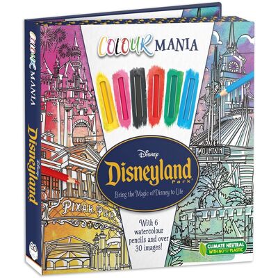 Walt Disney Disney: Disneyland Park (Colouring Book And Pencil Set) - Publicité Walt Disney Disney: Disneyland Park (Colouring Book And Pencil Set) - Publicité