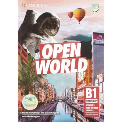 Niamh Humphreys Open World Preliminary. Student'S Book Pack (Sb Wo Answers W Online Practice And Wb Wo Answers W Audio Download) - Publicité Niamh Humphreys Open World Preliminary. Student'S Book Pack (Sb Wo Answers W Online Practice And Wb Wo Answers W Audio Download) - Publicité