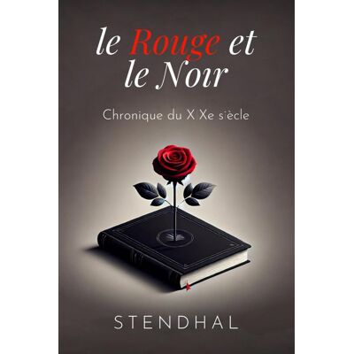 Stendhal Le Rouge Et Le Noir: Chronique Du Xixe Siècle - Publicité Stendhal Le Rouge Et Le Noir: Chronique Du Xixe Siècle - Publicité