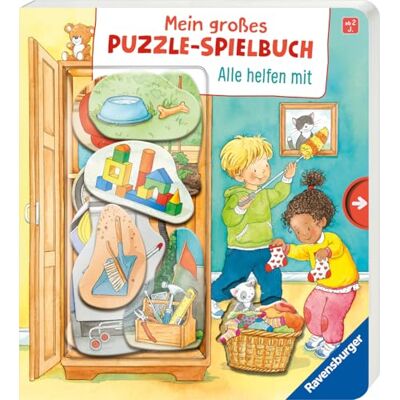 Mila Rulff Mein Großes Puzzle-Spielbuch: Alle Helfen Mit - Kinderbuch Ab 2 Jahren, Mit 10 Puzzleteilen - Publicité Mila Rulff Mein Großes Puzzle-Spielbuch: Alle Helfen Mit - Kinderbuch Ab 2 Jahren, Mit 10 Puzzleteilen - Publicité