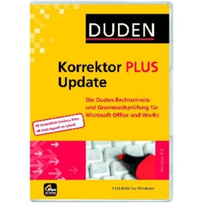 Duden Korrektor Plus Update - Publicité Duden Korrektor Plus Update - Publicité