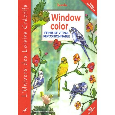 Burda Window Color : Peinture Vitrail Repositionnable - Publicité Burda Window Color : Peinture Vitrail Repositionnable - Publicité