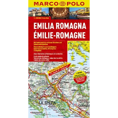 Marco Polo Karte Emilia Romagna (Marco Polo Maps) - Publicité Marco Polo Karte Emilia Romagna (Marco Polo Maps) - Publicité