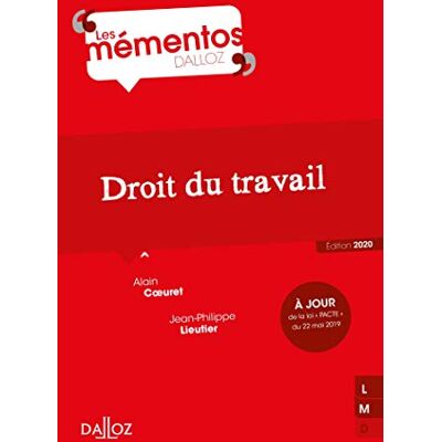 Droit Du Travail : 2020 - Publicité Droit Du Travail : 2020 - Publicité