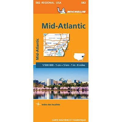 Michelin Mid-Atlantic, Allegheny Highlands (582) - Publicité Michelin Mid-Atlantic, Allegheny Highlands (582) - Publicité