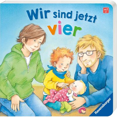 Sabine Cuno Wir Sind Jetzt Vier: Vorlesegeschichte Über Den Familienzuwachs - Für Ältere Geschwister - Fördert Verständnis - Publicité Sabine Cuno Wir Sind Jetzt Vier: Vorlesegeschichte Über Den Familienzuwachs - Für Ältere Geschwister - Fördert Verständnis - Publicité