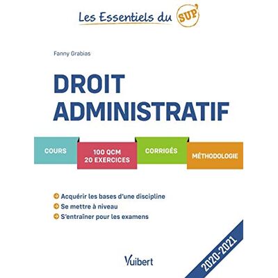 Fanny Grabias Droit Administratif : Cours, 100 Qcm, 20 Exercices, Corrigés, Méthodologie : 2020-2021 - Publicité Fanny Grabias Droit Administratif : Cours, 100 Qcm, 20 Exercices, Corrigés, Méthodologie : 2020-2021 - Publicité