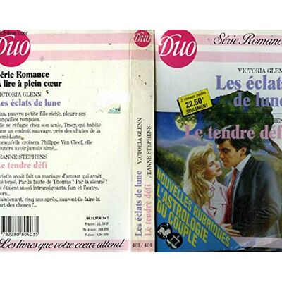 GLENN Victoria et STEPHENS Jeanne Les Eclats De La Lune / Le Tendre Defi - Publicité GLENN Victoria et STEPHENS Jeanne Les Eclats De La Lune / Le Tendre Defi - Publicité