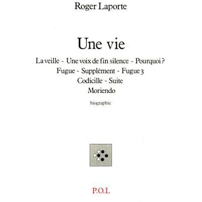 Roger Laporte Une Vie - Publicité Roger Laporte Une Vie - Publicité