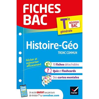 Collectif Histoire Géographie Tronc Commun, Terminale Générale : Nouveau Bac - Publicité Collectif Histoire Géographie Tronc Commun, Terminale Générale : Nouveau Bac - Publicité