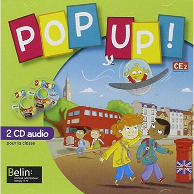 Belin Pop Up ! Ce2 : 2 Cd Audio Pour La Classe - Publicité Belin Pop Up ! Ce2 : 2 Cd Audio Pour La Classe - Publicité