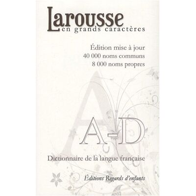 Larousse En Grands Caractères : Édition Mise À Jour 40.000 Noms, 8.000 Noms Propres - Publicité Larousse En Grands Caractères : Édition Mise À Jour 40.000 Noms, 8.000 Noms Propres - Publicité
