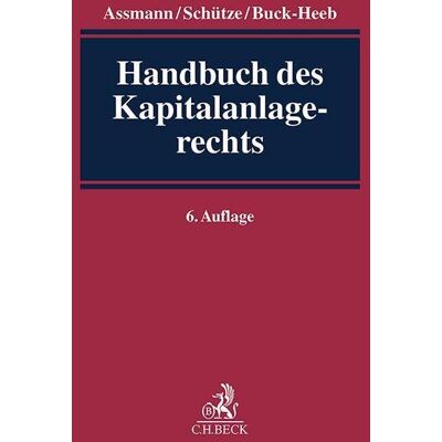 Heinz-Dieter Assmann Handbuch Des Kapitalanlagerechts - Publicité Heinz-Dieter Assmann Handbuch Des Kapitalanlagerechts - Publicité