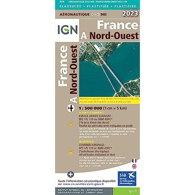 Collectif 945 - France Nord Ouest 2023 Plastifiée - Publicité Collectif 945 - France Nord Ouest 2023 Plastifiée - Publicité