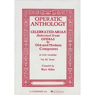 Various Operatic Anthology - Volume 1: Soprano And Piano - Publicité Various Operatic Anthology - Volume 1: Soprano And Piano - Publicité