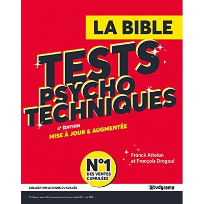 Franck Attelan Tests Psychotechniques : La Bible - Publicité Franck Attelan Tests Psychotechniques : La Bible - Publicité